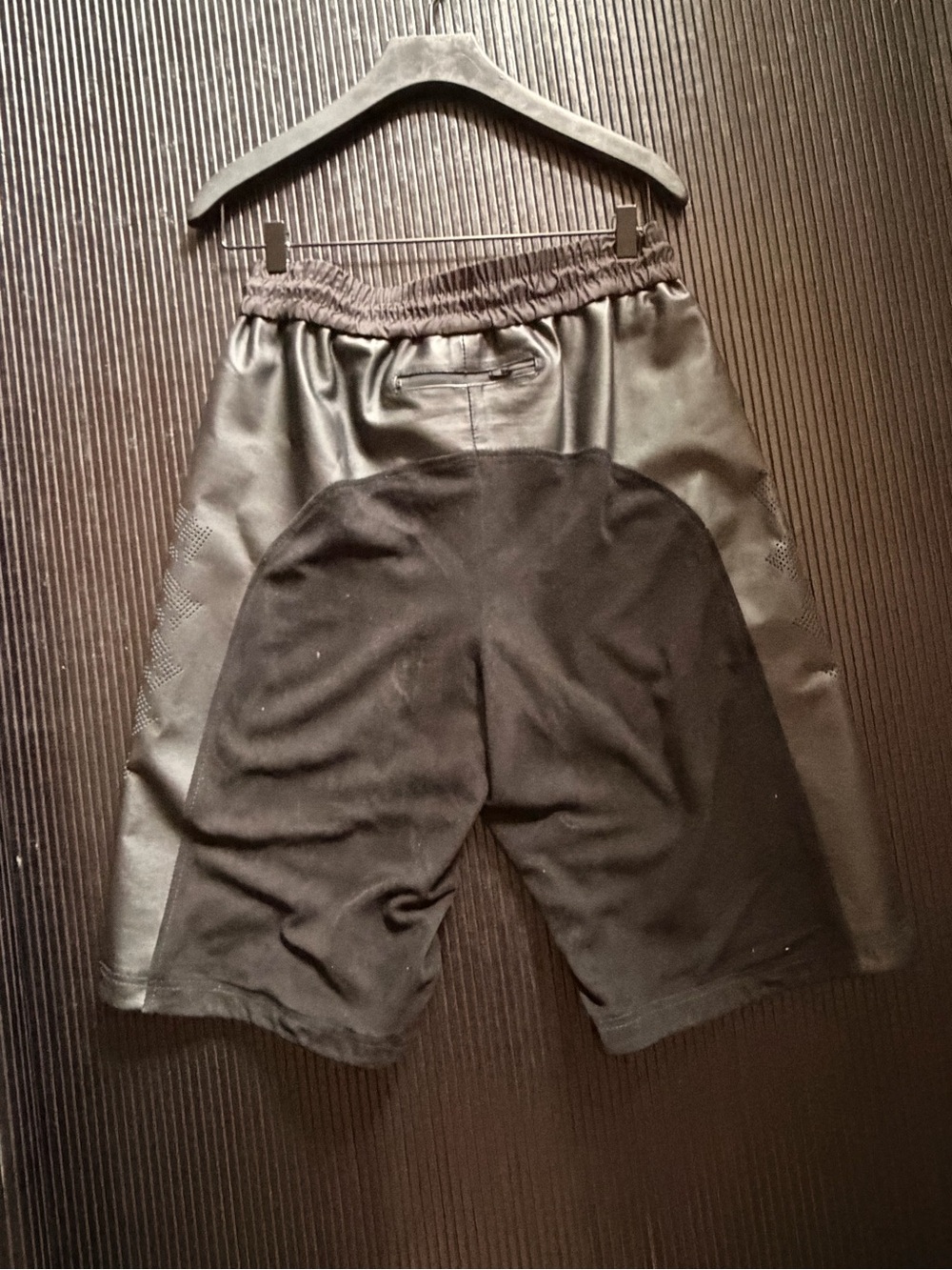 Alexander Wang Black Two-Tone Athletic Shorts - Picture 5 of 7